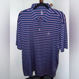 Rhoback “Old Glory Stripe” Performance Polo